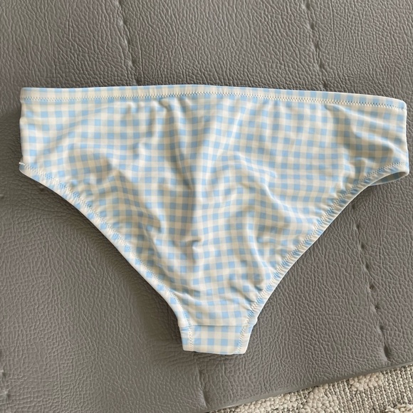 NWT Bikini Bottom plaid blue size 16W/18W - Picture 2 of 5